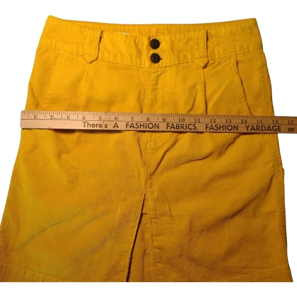 GAP 1969 XXS Pencil Skirt Yellow - Picture 4 of 7